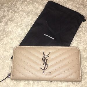 YSL Zip Wallet